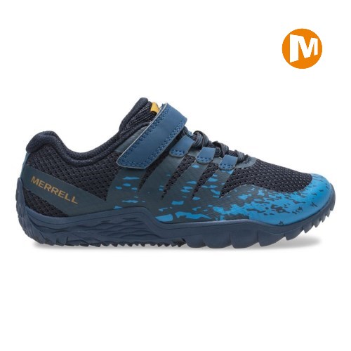 Merrell Trail Glove 5 A/C Sneaker Kinder Navy [DE-ZKGLE]